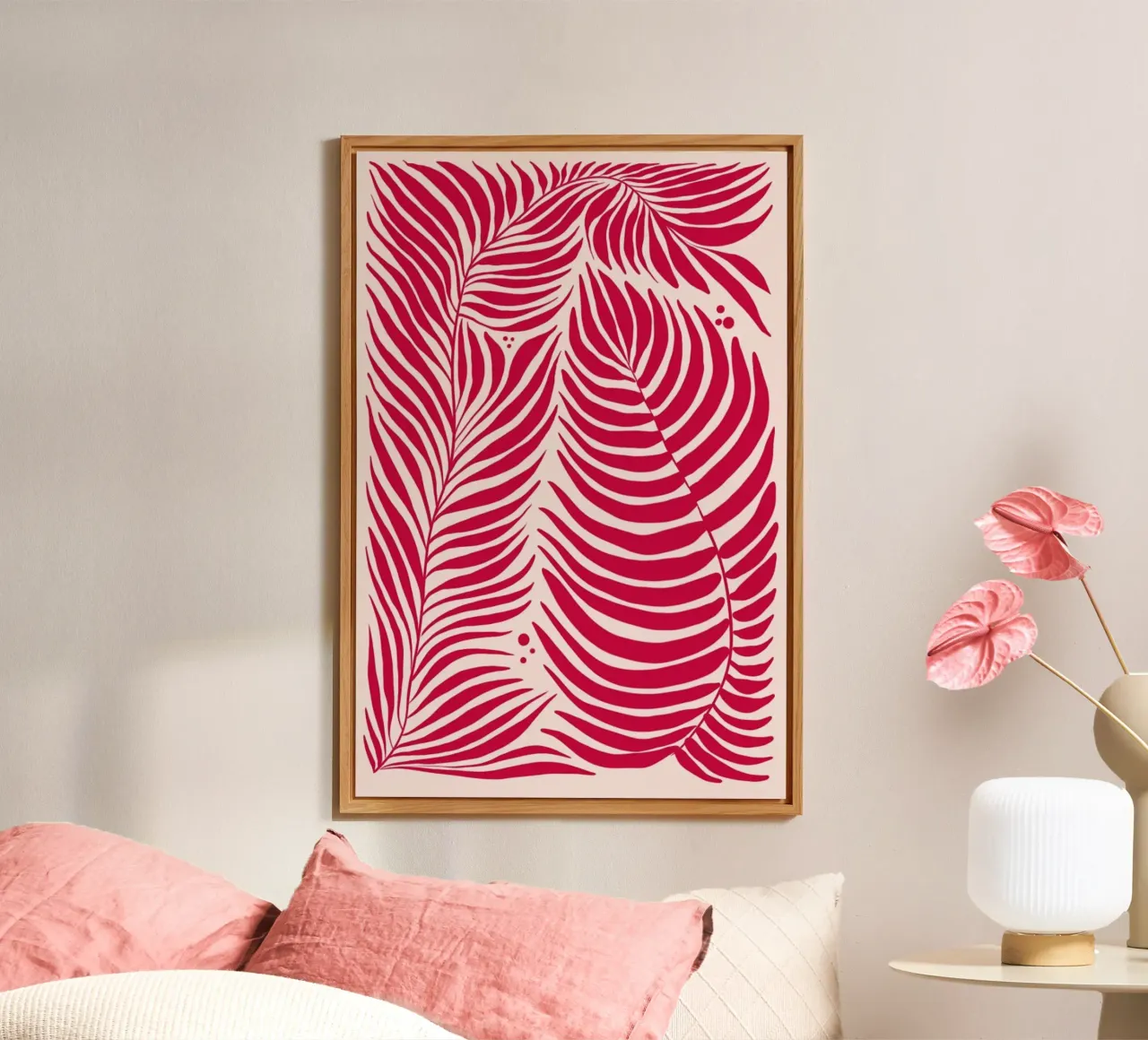 In Terms of Fern Viva Magenta alluminio dibond da Studio One