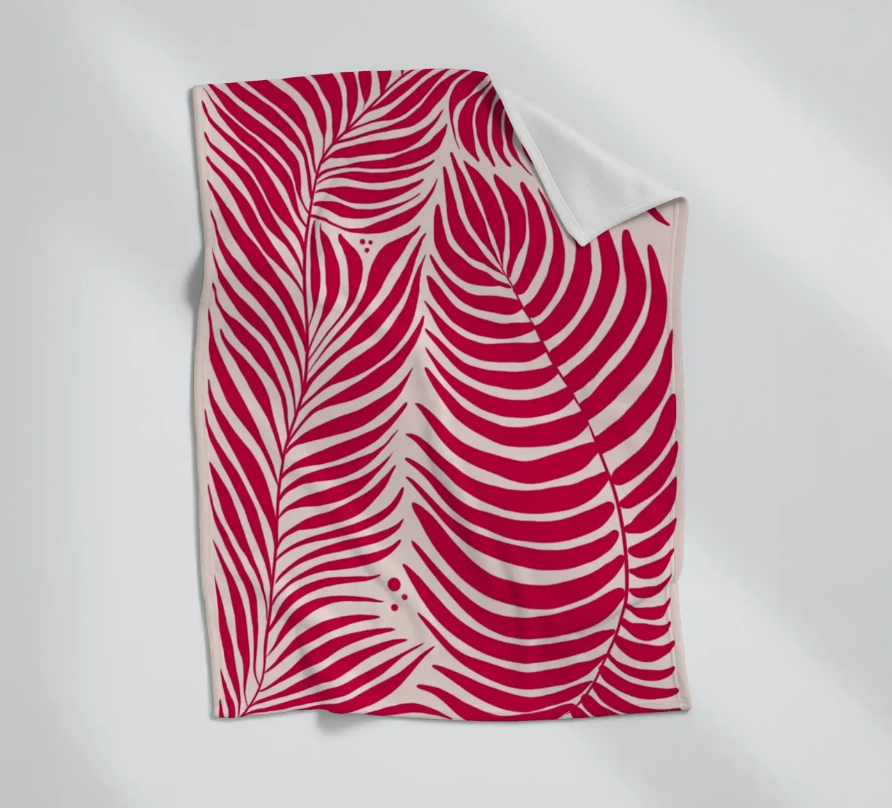 In Terms of Fern Viva Magenta coperta in pile da Studio One