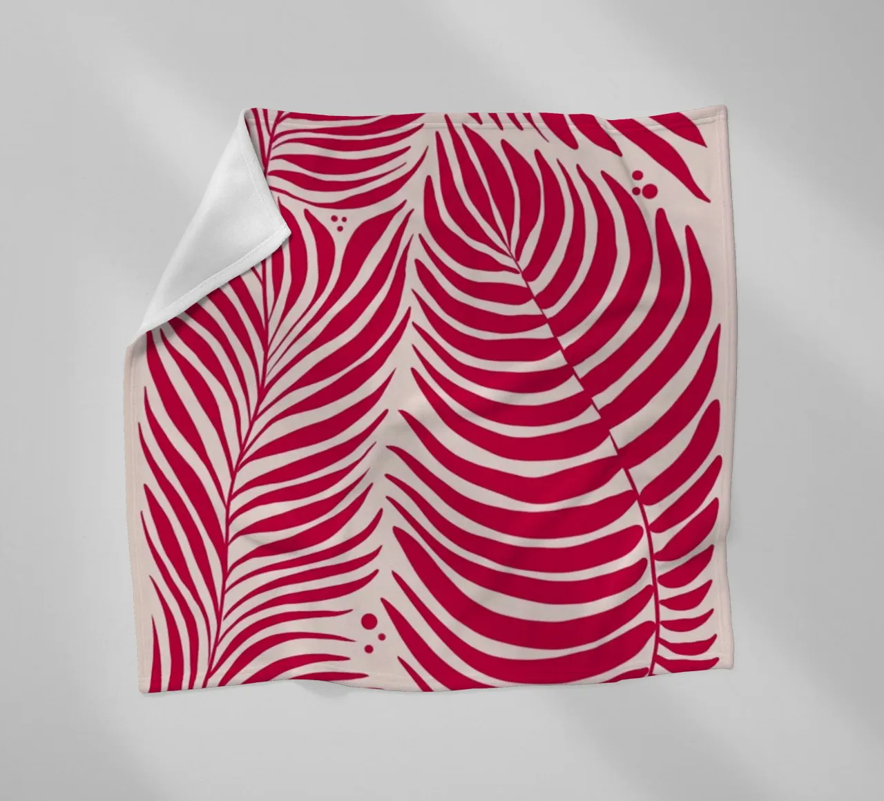 In Terms of Fern Viva Magenta coperta in pile da Studio One