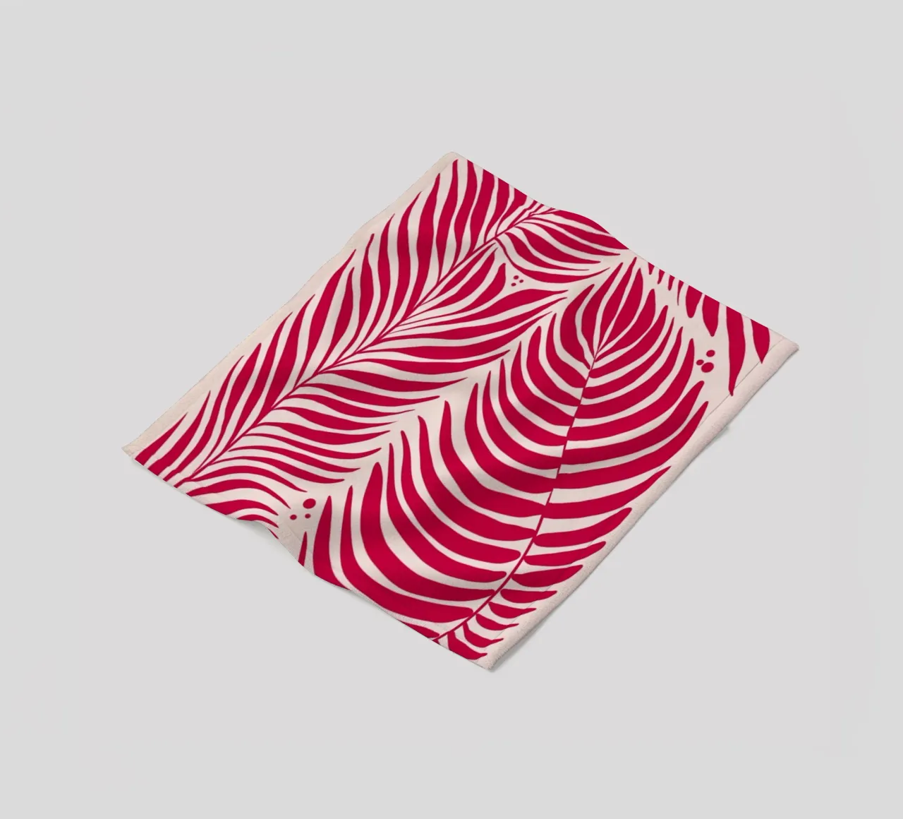 In Terms of Fern Viva Magenta coperta in pile da Studio One
