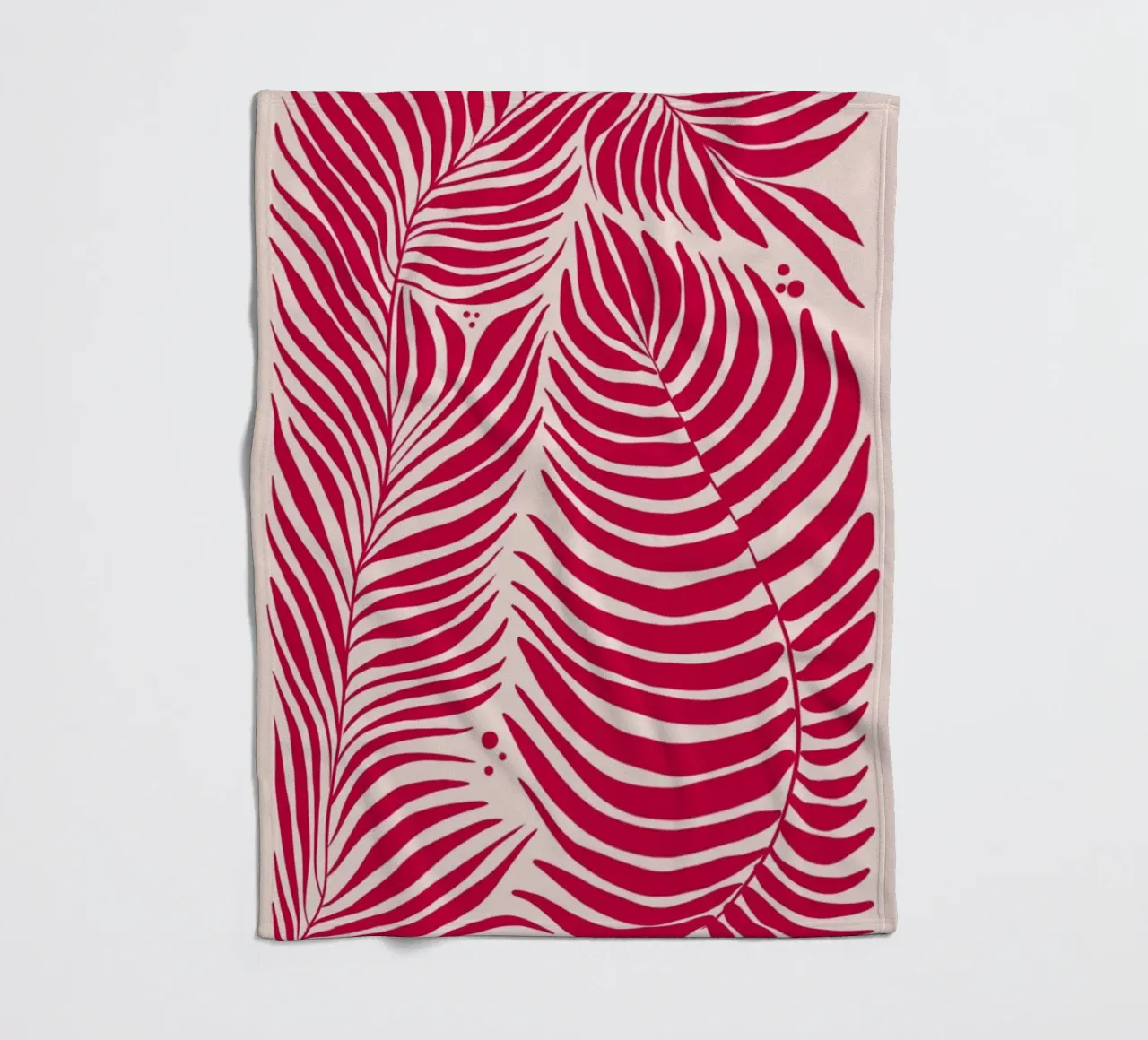 In Terms of Fern Viva Magenta coperta in pile da Studio One