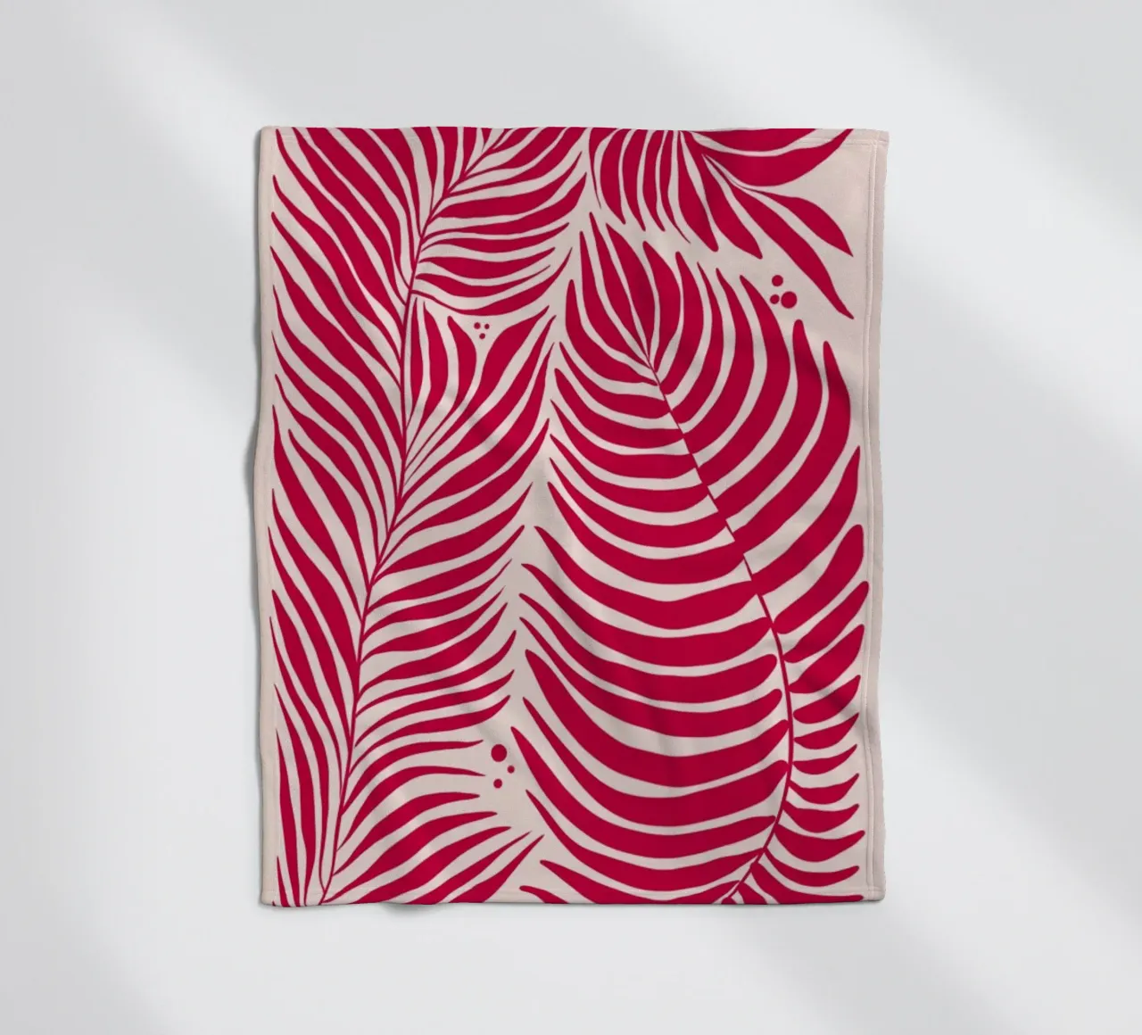 In Terms of Fern Viva Magenta coperta in pile da Studio One
