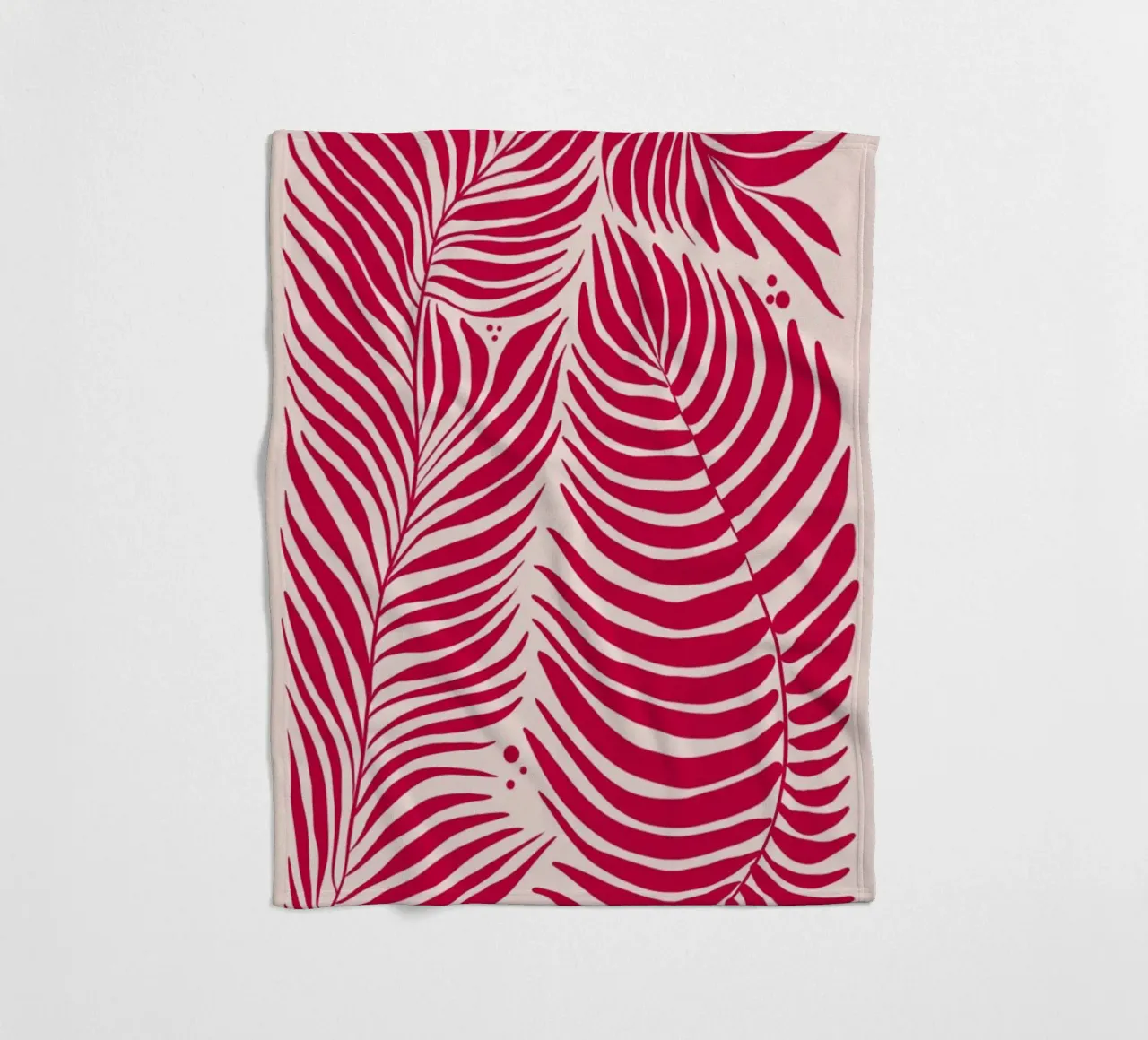 In Terms of Fern Viva Magenta coperta in pile da Studio One