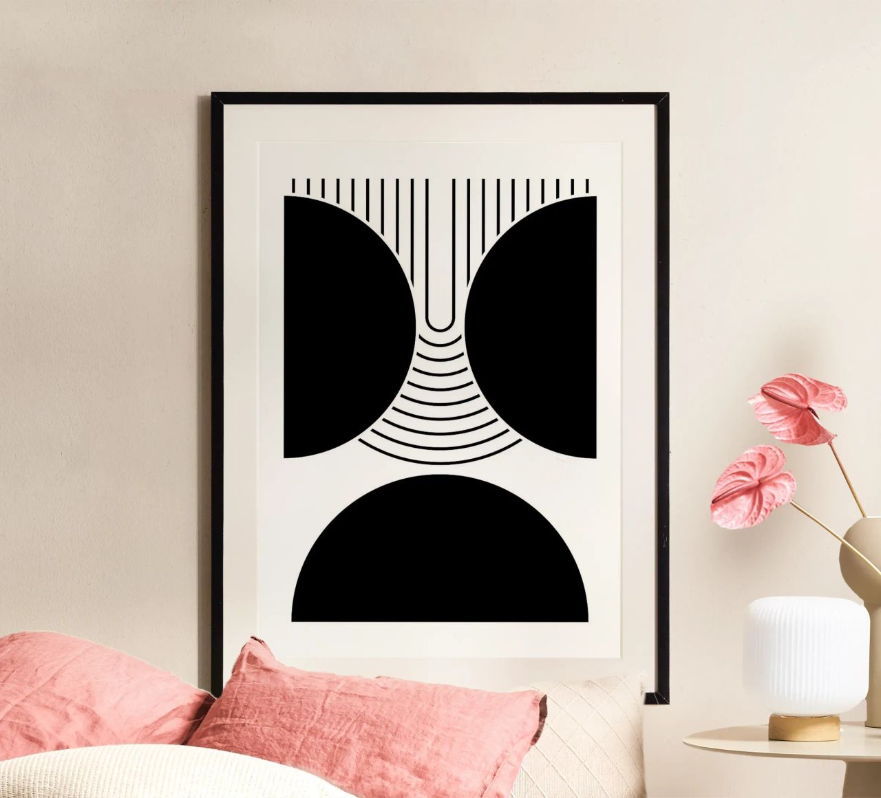 forme geometriche in bianco e nero carta hahnemühle da Bacsic Design