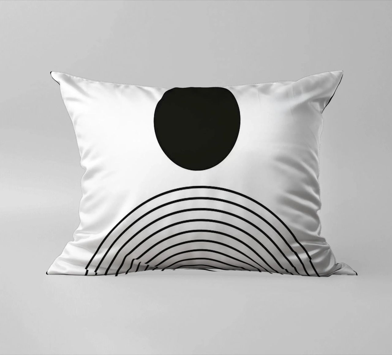 cerchio linee curve cuscino da Bacsic Design
