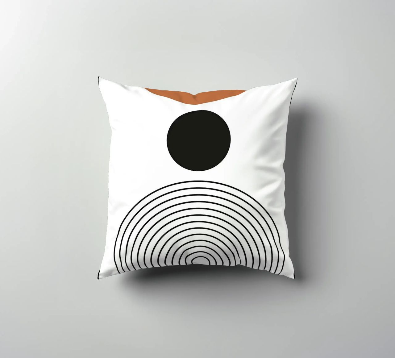 cerchio linee curve cuscino da Bacsic Design