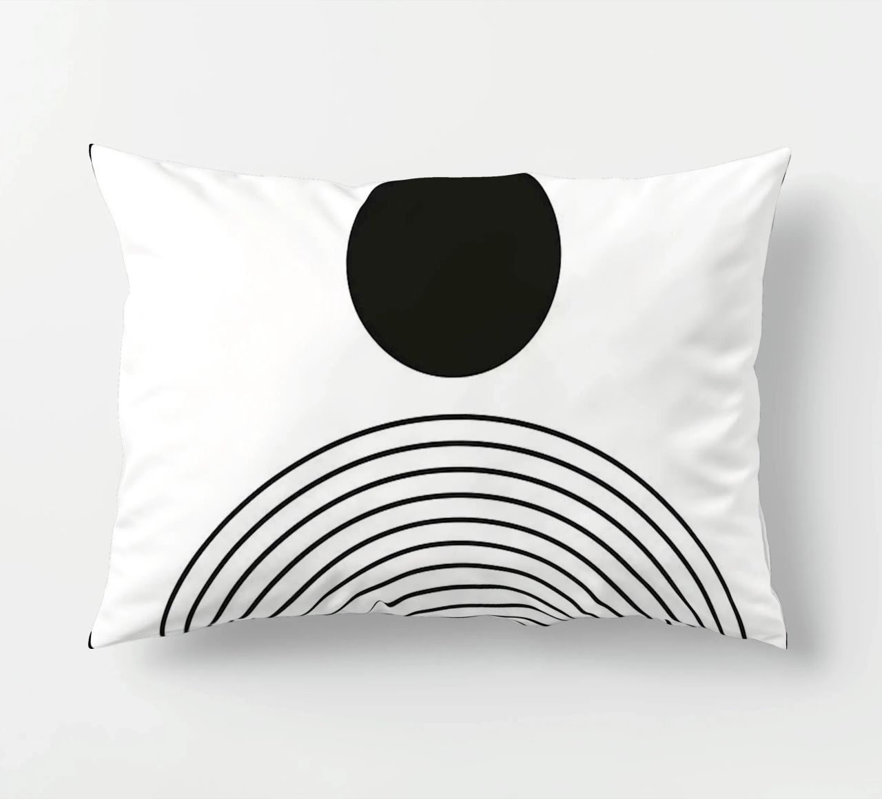 cerchio linee curve cuscino da Bacsic Design