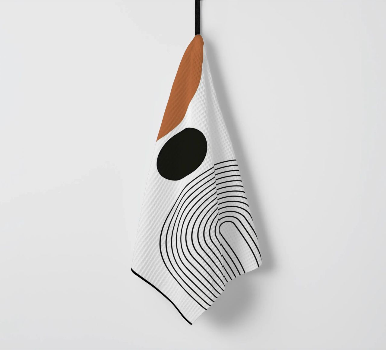 cerchio linee curve canovaccio da cucina da Bacsic Design