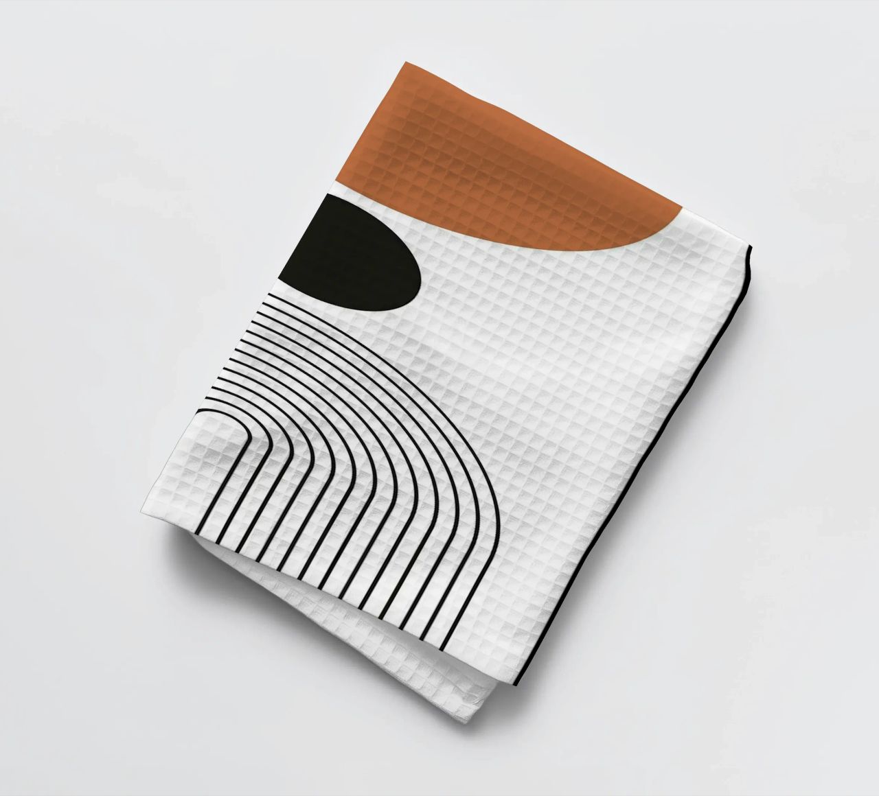 cerchio linee curve canovaccio da cucina da Bacsic Design