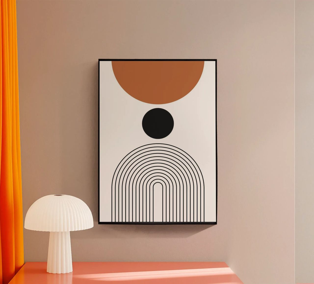 cerchio linee curve plexiglass da Bacsic Design