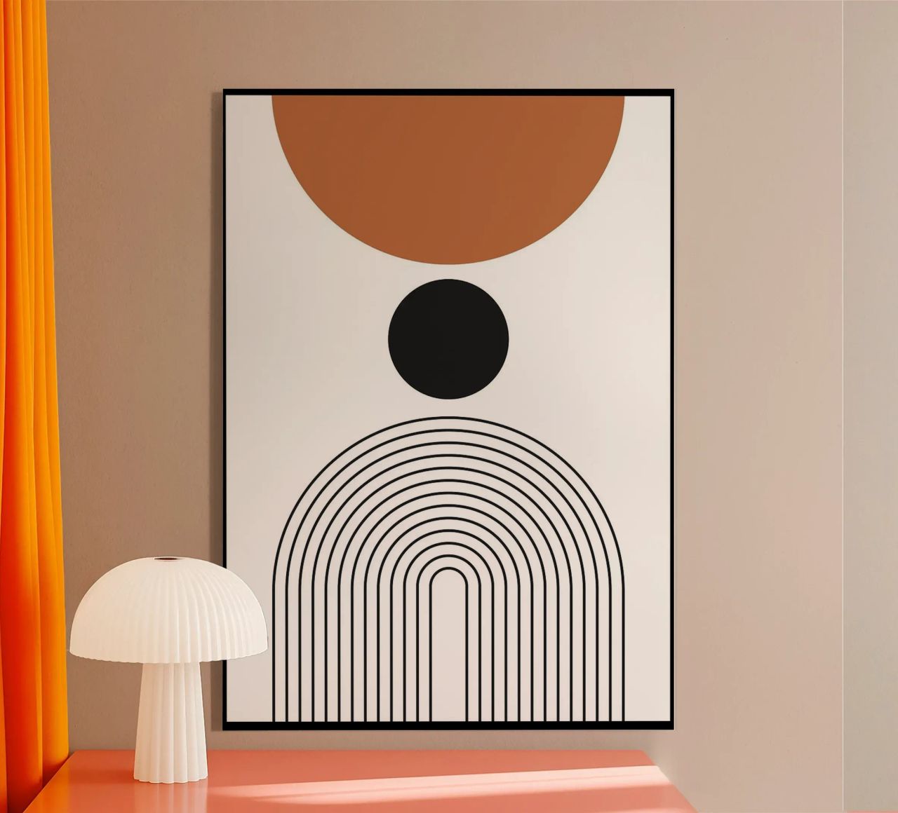 cerchio linee curve plexiglass da Bacsic Design