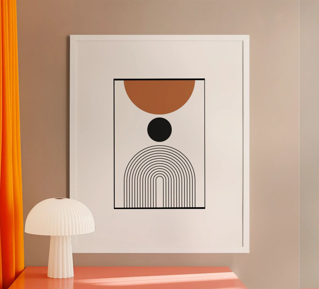 cerchio linee curve carta hahnemühle da Bacsic Design