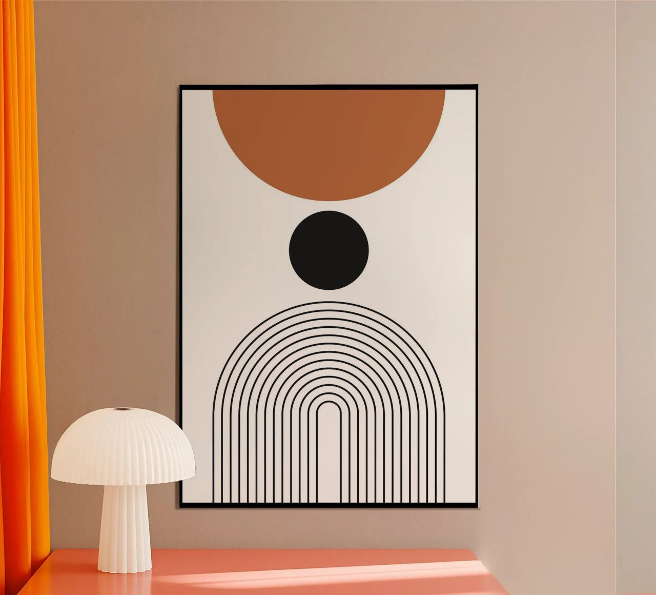 cerchio linee curve carta hahnemühle da Bacsic Design