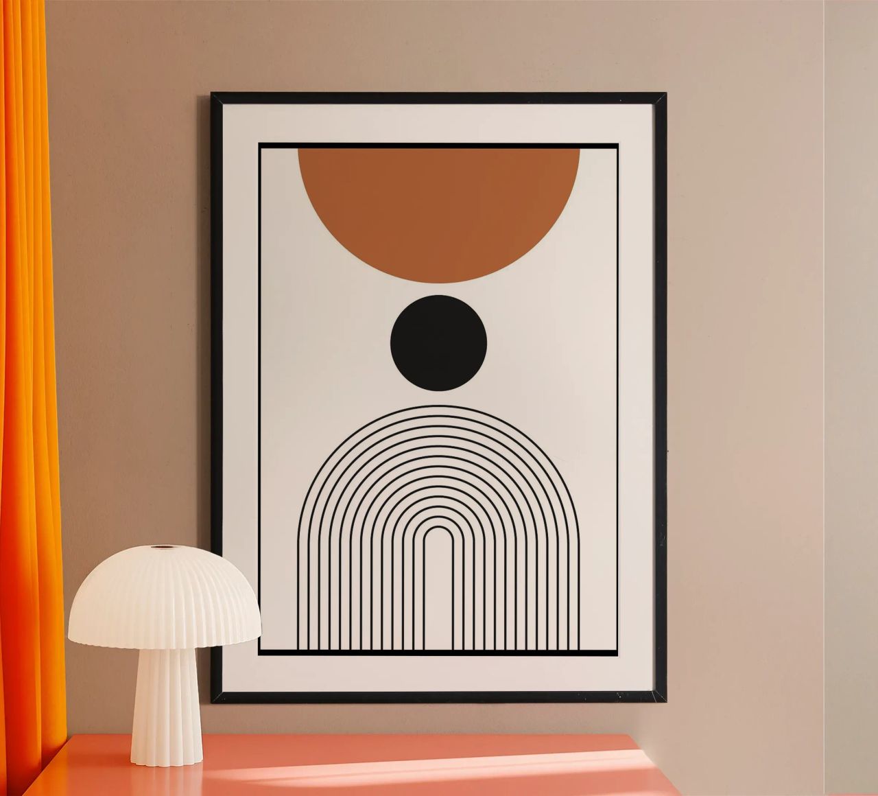 cerchio linee curve carta hahnemühle da Bacsic Design
