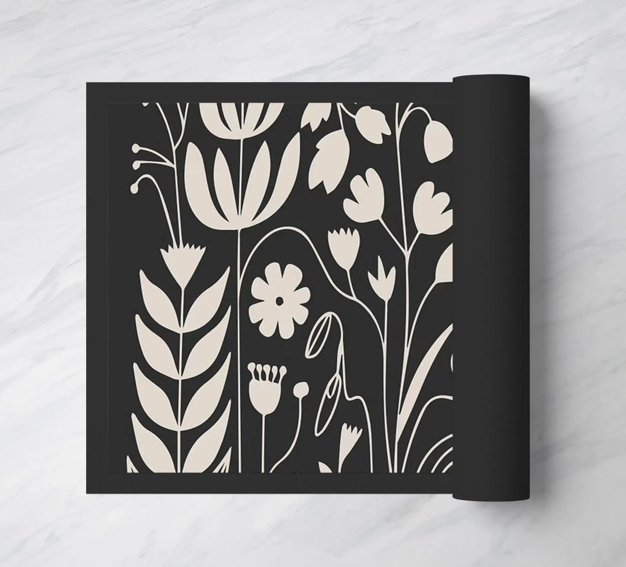 fiori floreali botanici zerbino da Bacsic Design