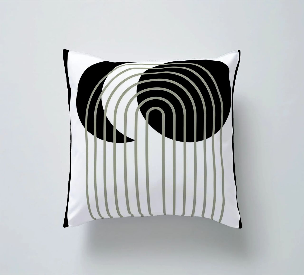 cerchi archi linee curve cuscino da Bacsic Design
