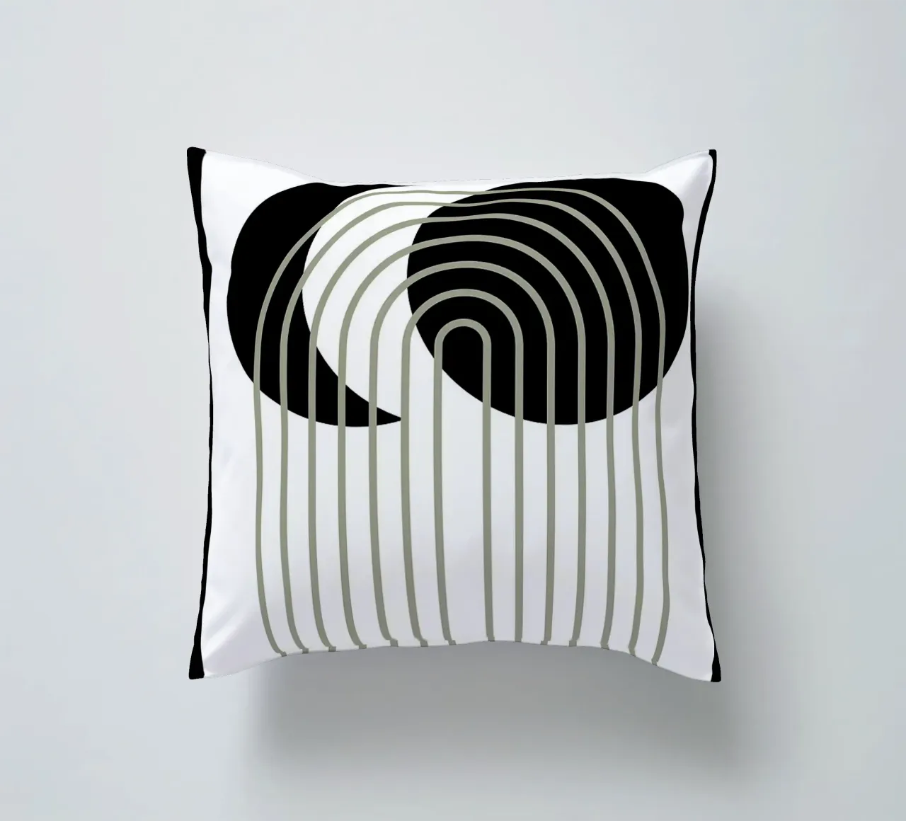 cerchi archi linee curve cuscino da Bacsic Design
