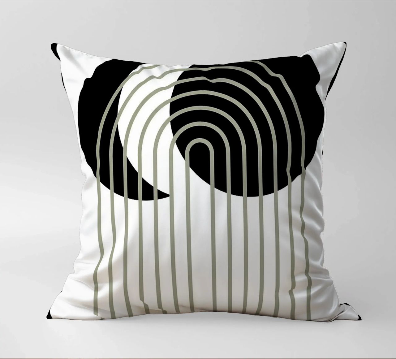 cerchi archi linee curve cuscino da Bacsic Design