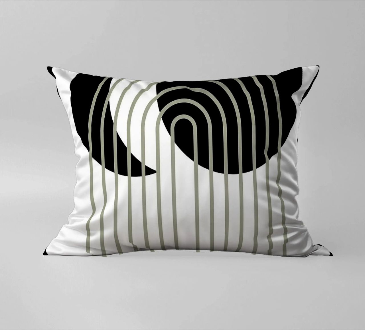 cerchi archi linee curve cuscino da Bacsic Design
