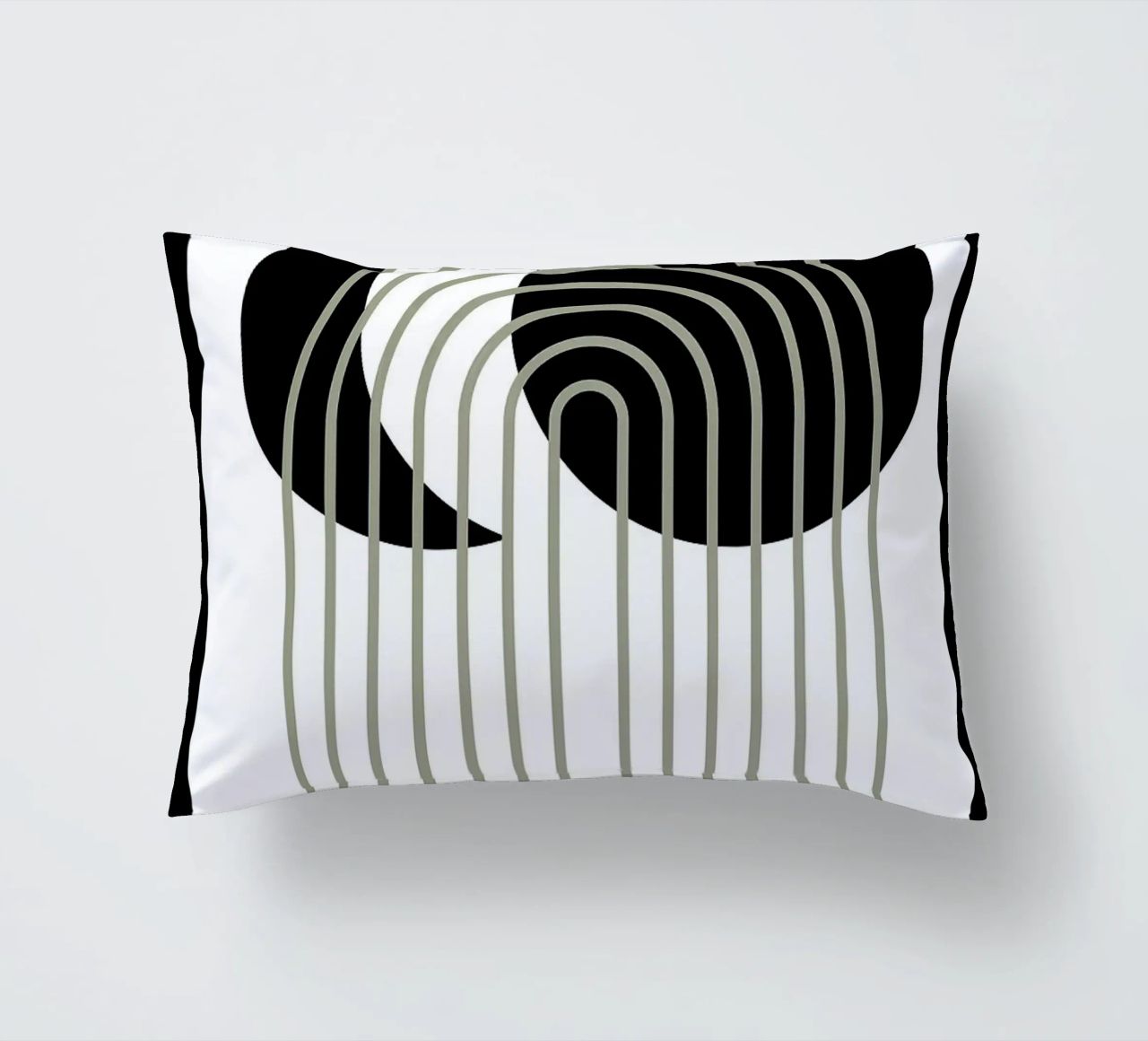 cerchi archi linee curve cuscino da Bacsic Design