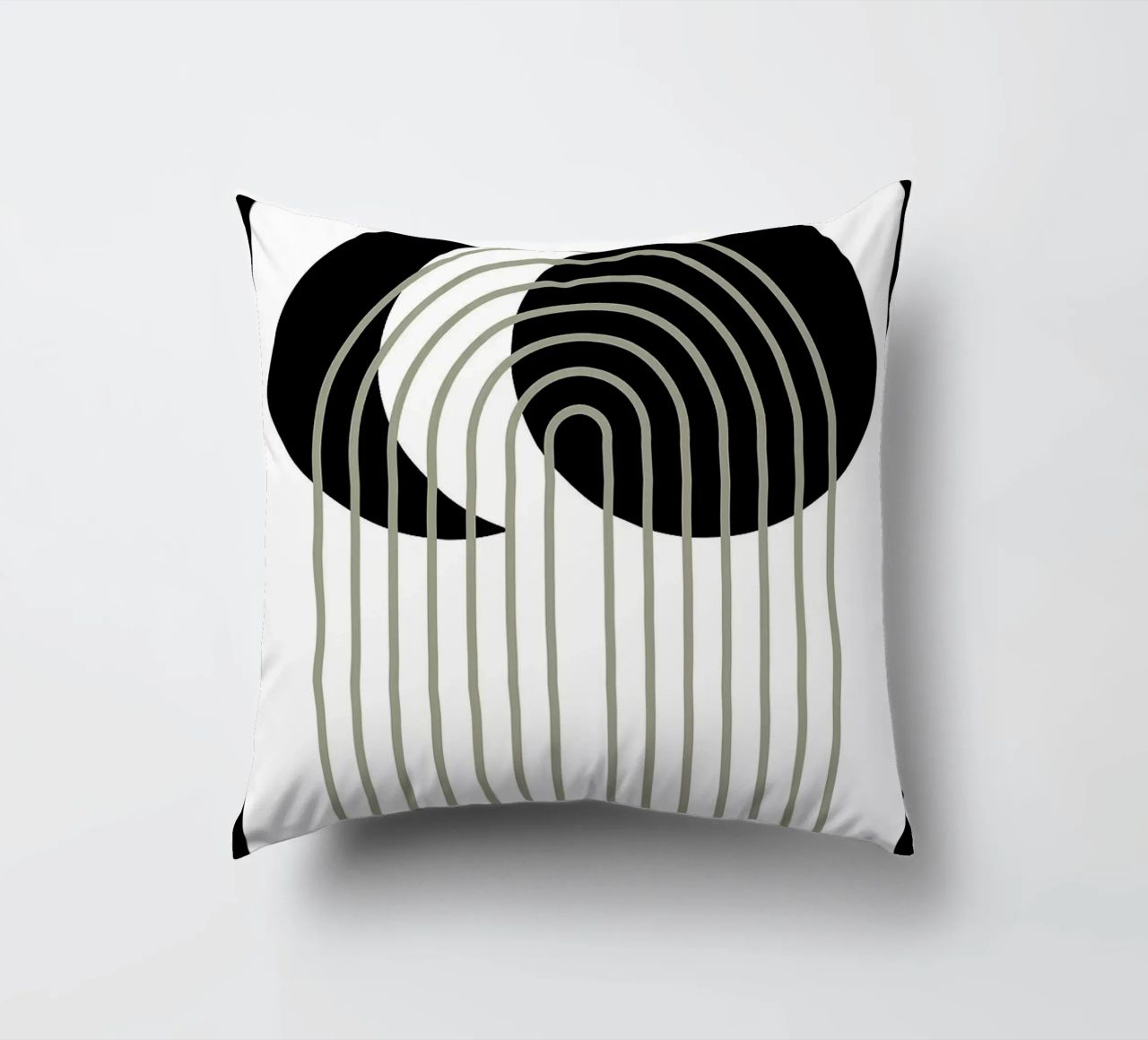 cerchi archi linee curve cuscino da Bacsic Design