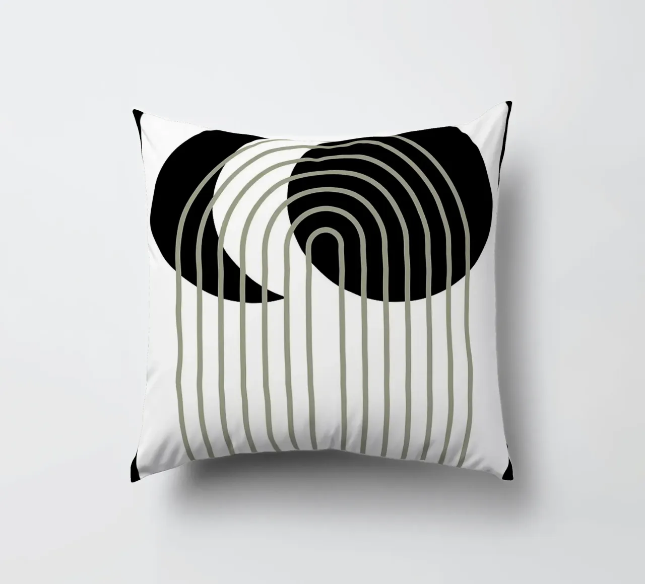 cerchi archi linee curve cuscino da Bacsic Design
