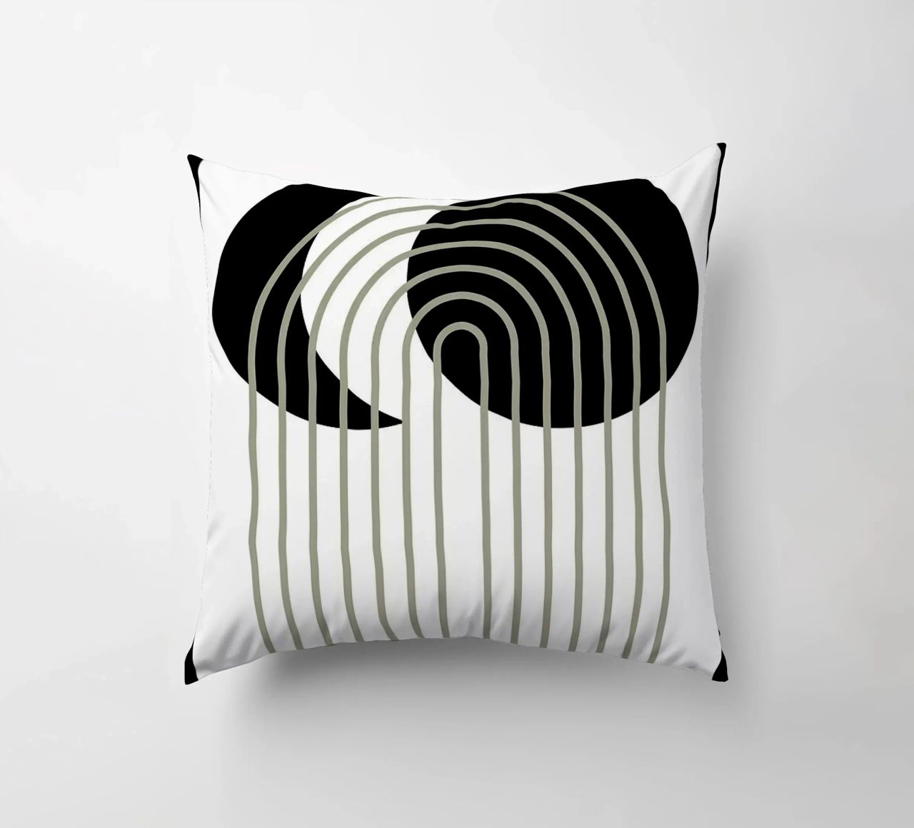 cerchi archi linee curve cuscino da Bacsic Design