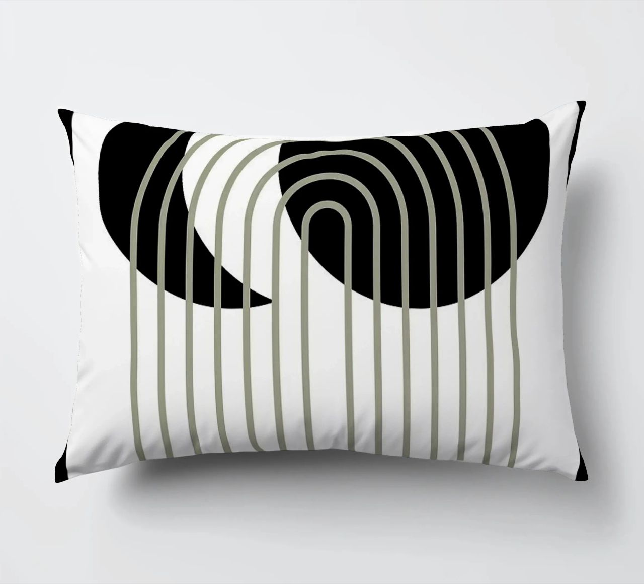 cerchi archi linee curve cuscino da Bacsic Design