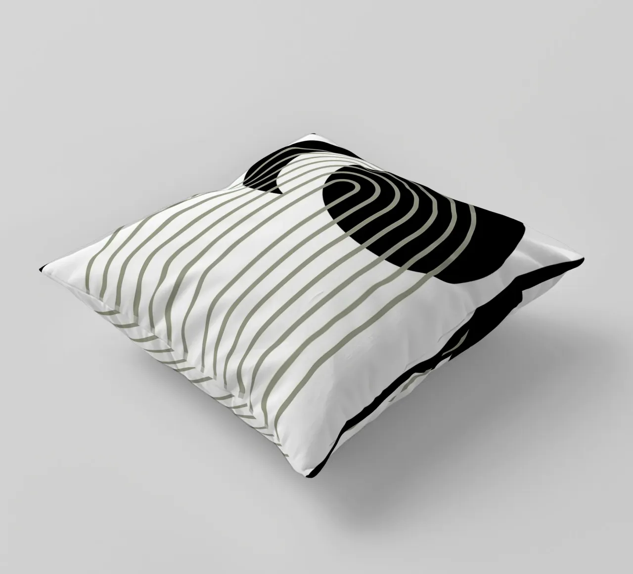 cerchi archi linee curve cuscino da Bacsic Design