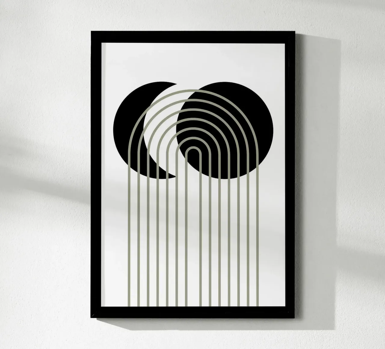cerchi archi linee curve poster da Bacsic Design