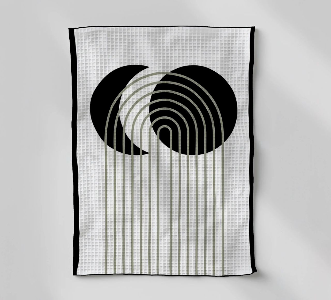 cerchi archi linee curve canovaccio da cucina da Bacsic Design