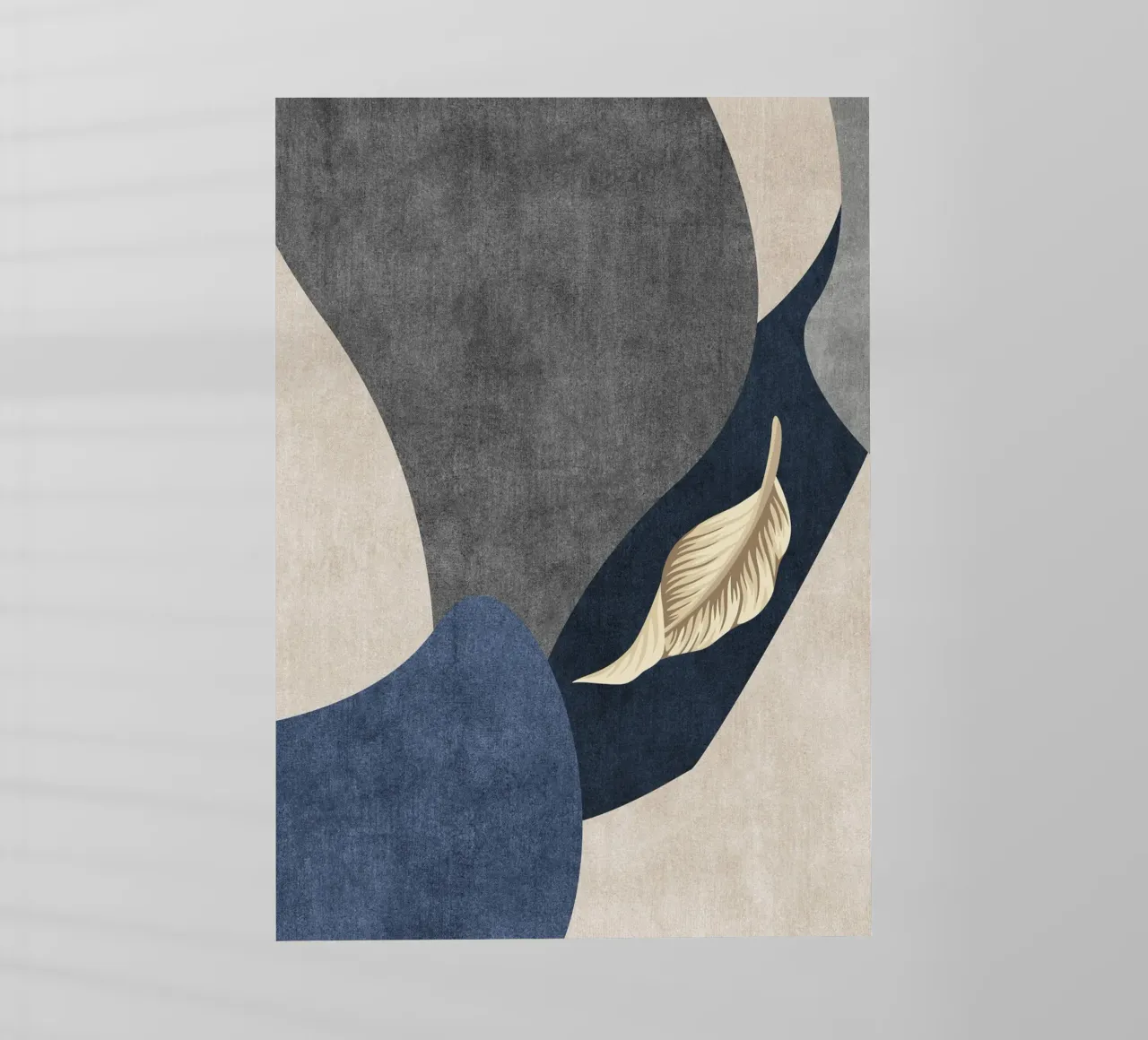 abstract shapes and 3d gold leaf pellicola backlit da vintageshop