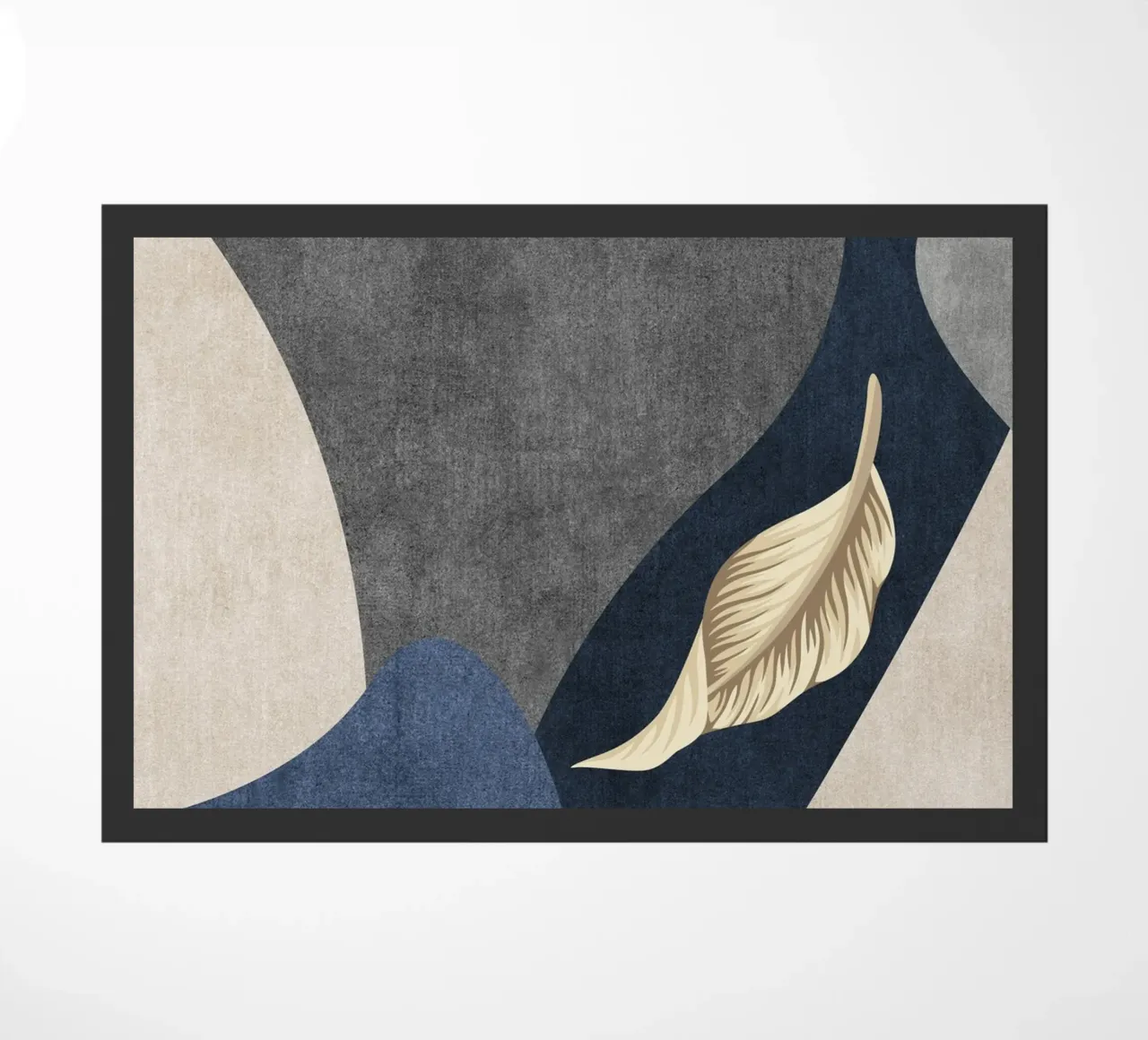 abstract shapes and 3d gold leaf zerbino da vintageshop
