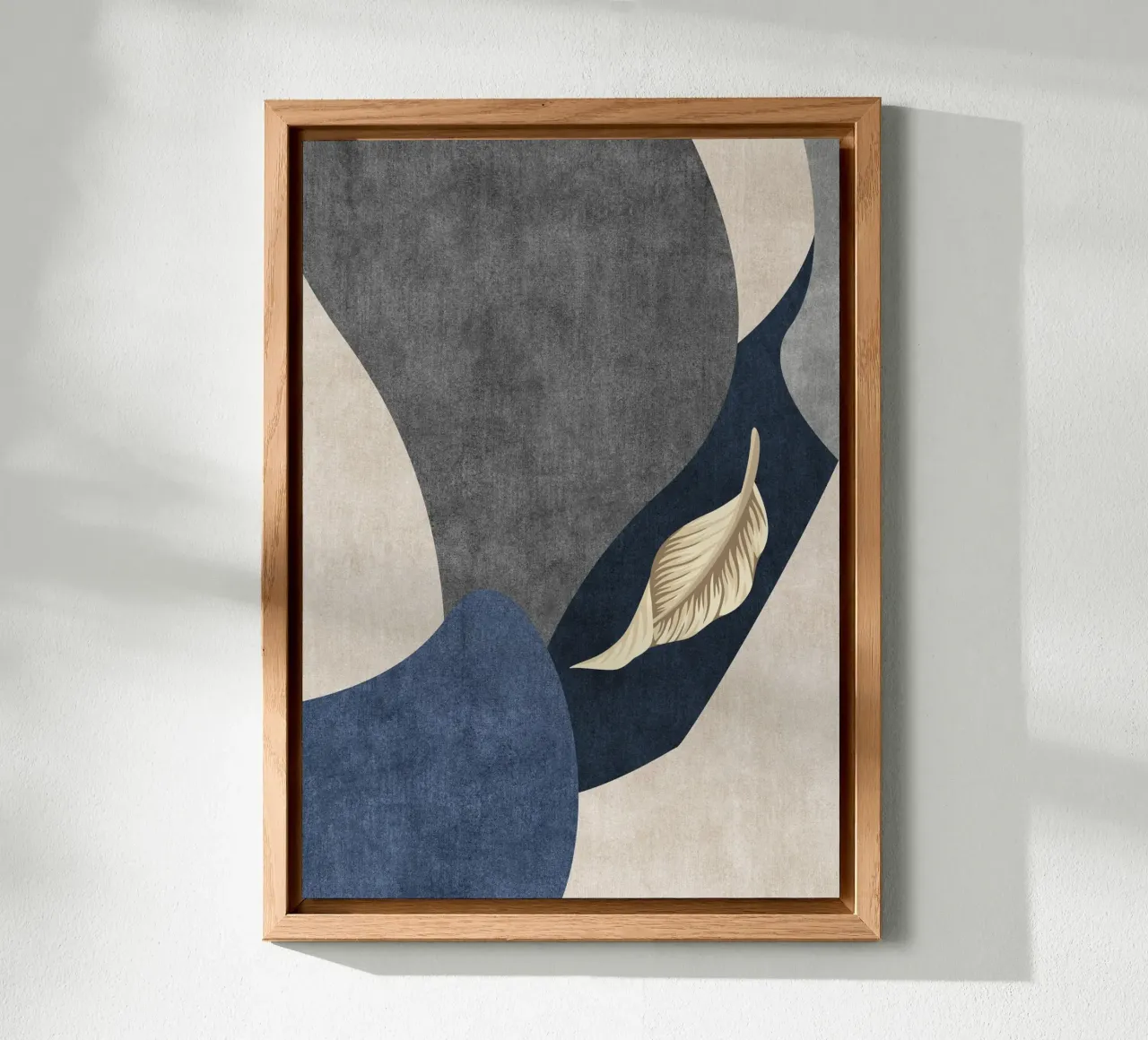 abstract shapes and 3d gold leaf alluminio dibond da vintageshop