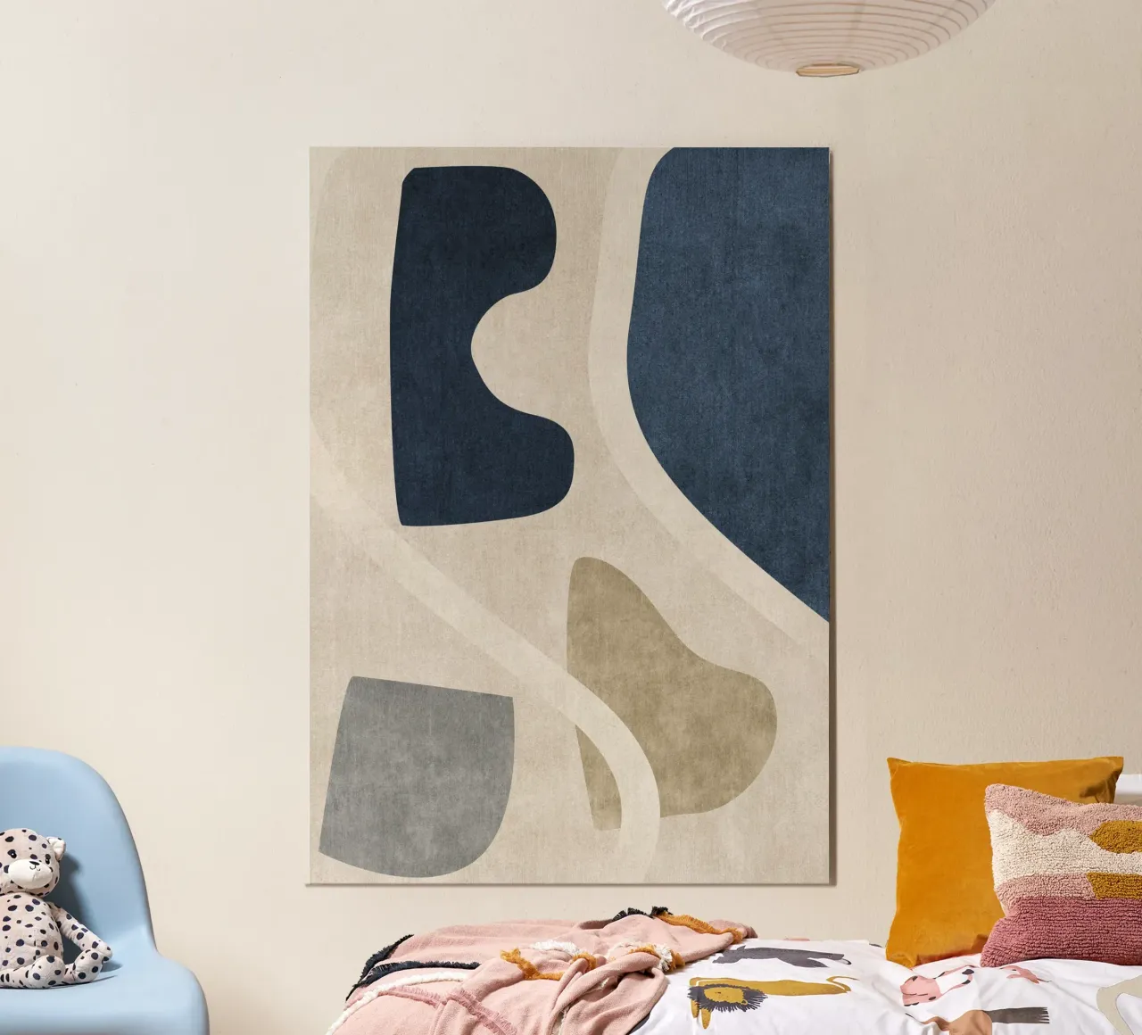 abstract organic shapes alu-dibond by vintageshop