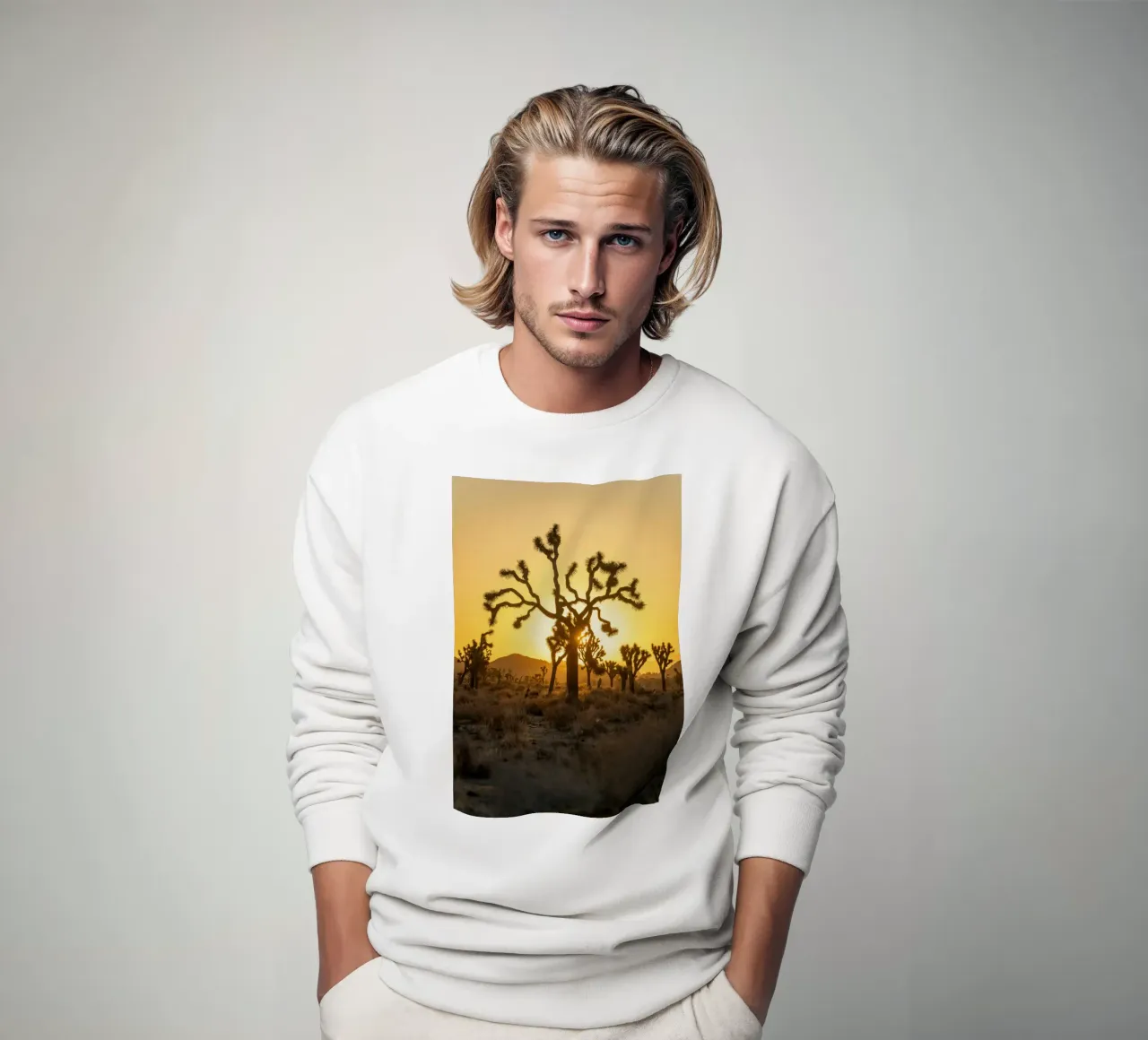 deserto di joshua tree felpa da Earthly Visions