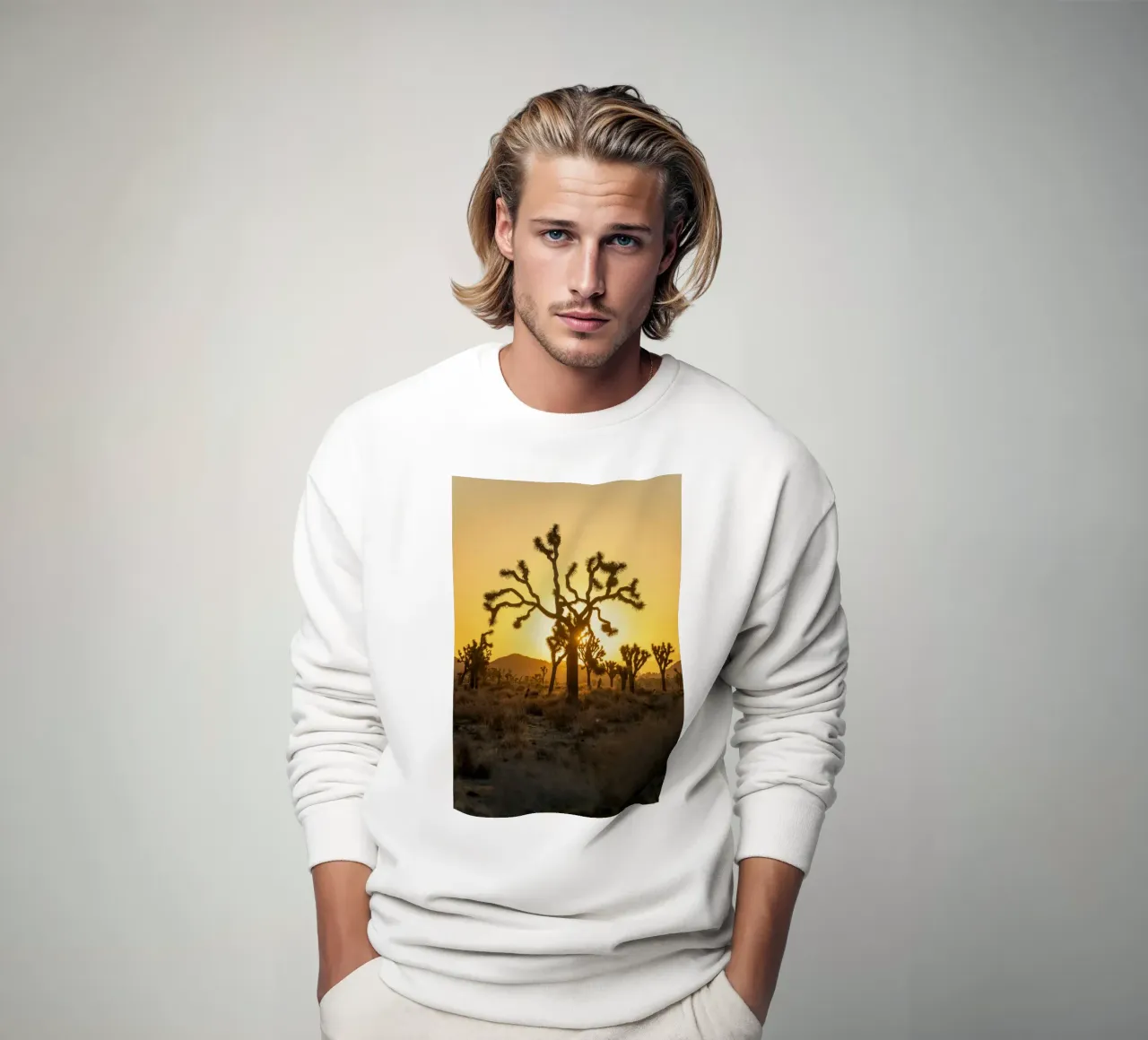 joshua tree wüste Sweatshirt von Earthly Visions