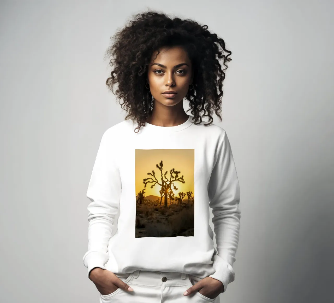 joshua tree wüste Sweatshirt von Earthly Visions