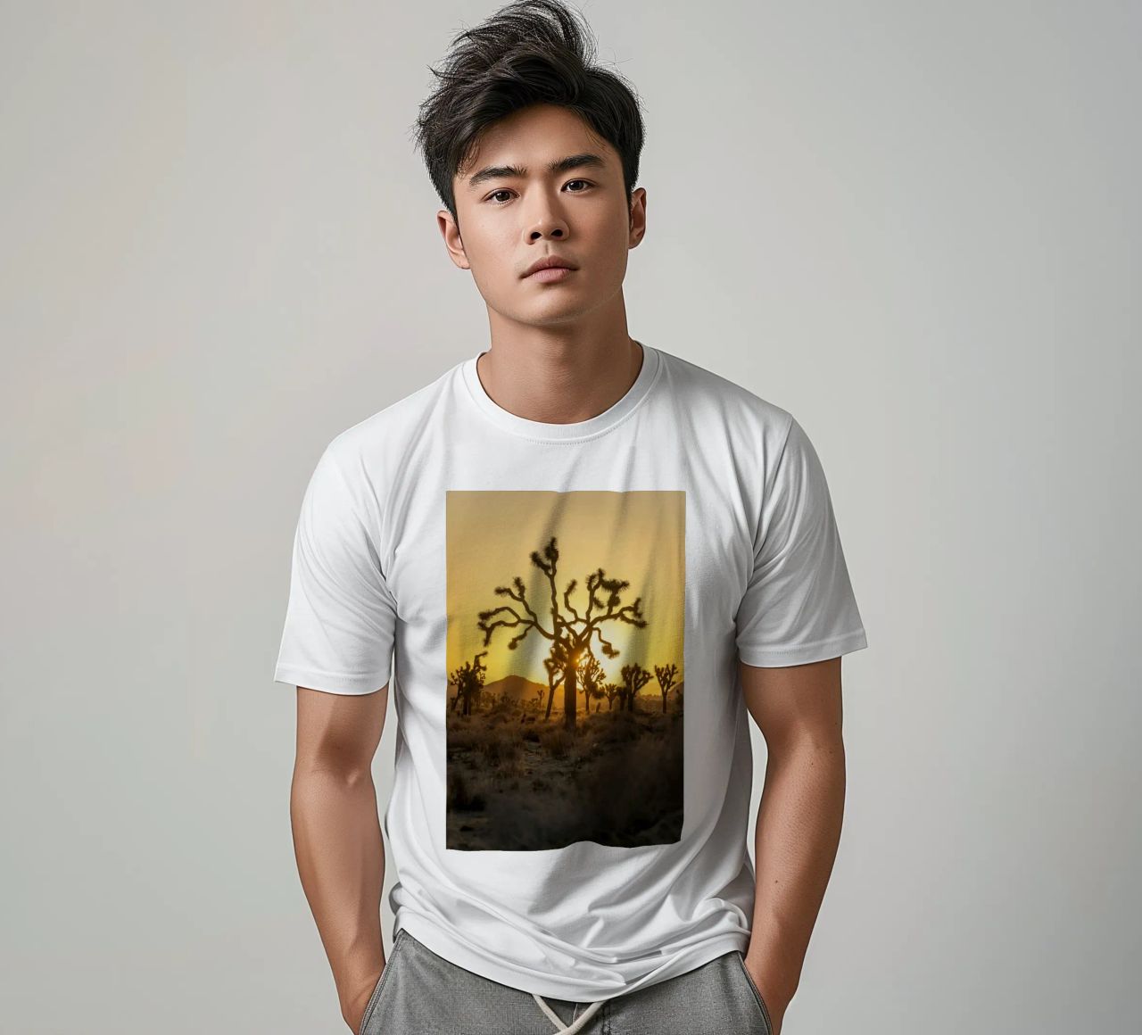 deserto di joshua tree t-shirt da Earthly Visions