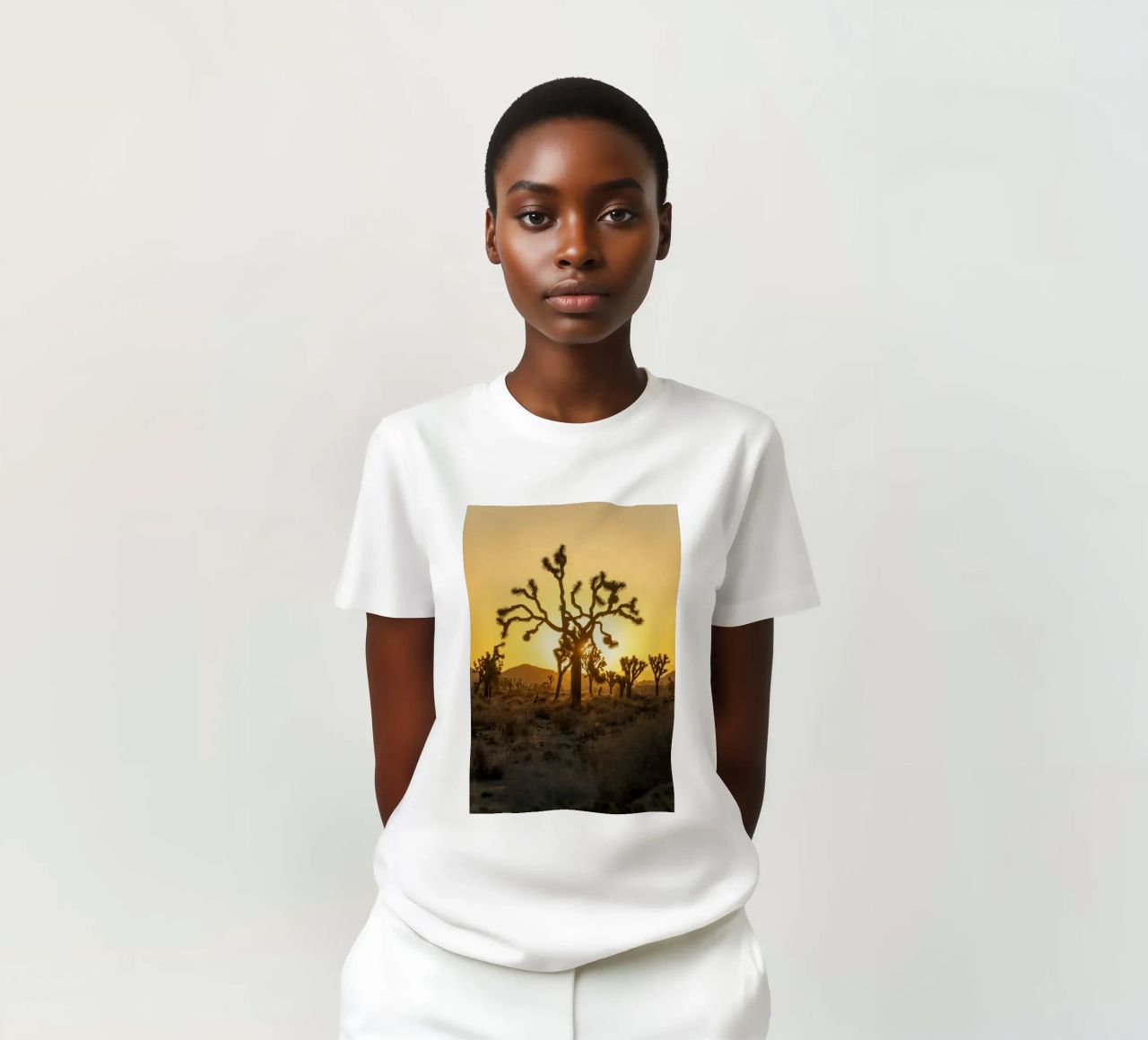 deserto di joshua tree t-shirt da Earthly Visions