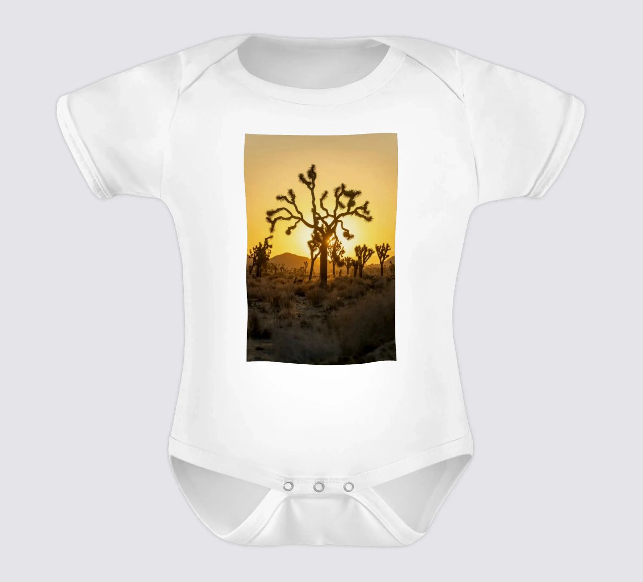 deserto di joshua tree body neonato maniche corte da Earthly Visions