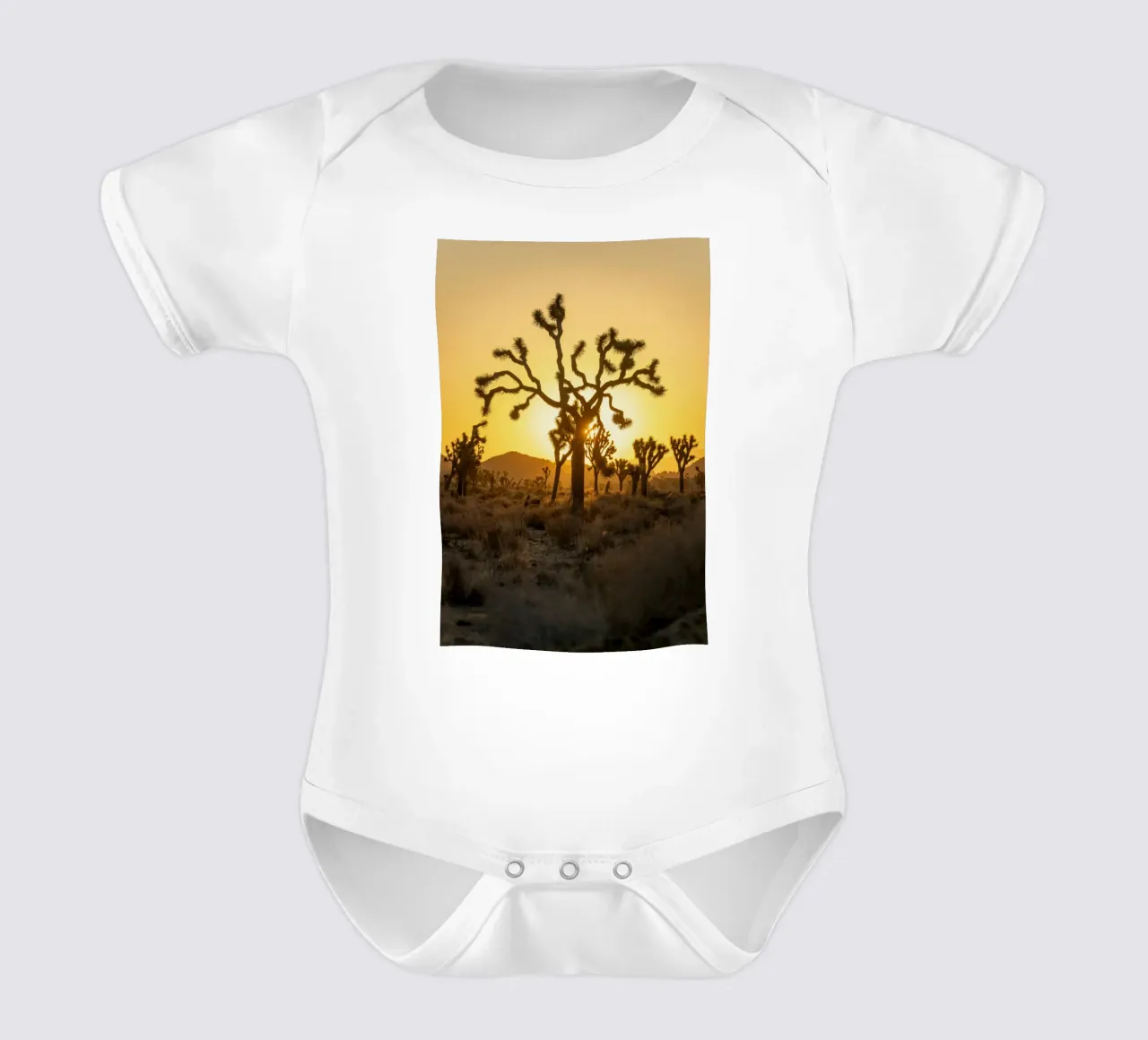 joshua tree wüste Kurzarm Babybody von Earthly Visions