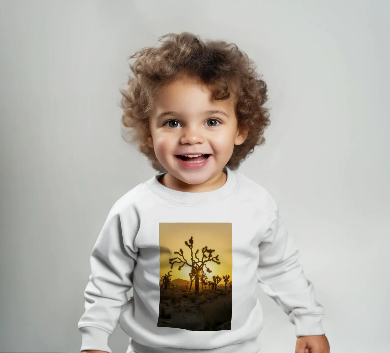 joshua tree desert baby sweatshirt by Earthly Visions