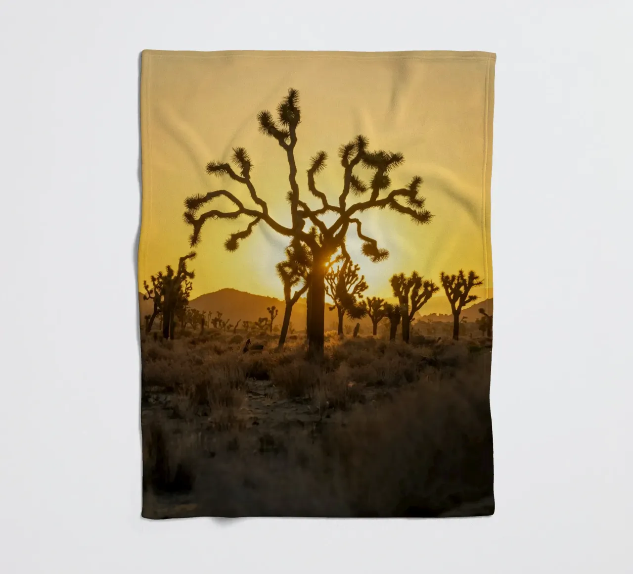 joshua tree wüste Fleecedecke von Earthly Visions