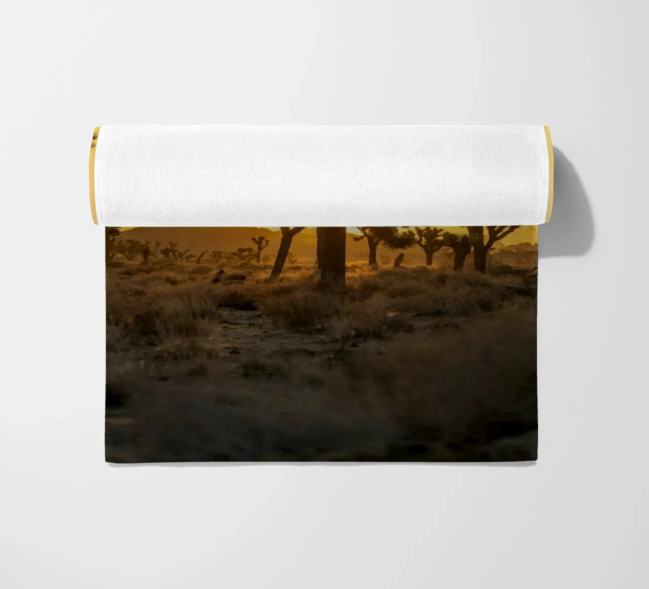joshua tree desert beach towel by Earthly Visions