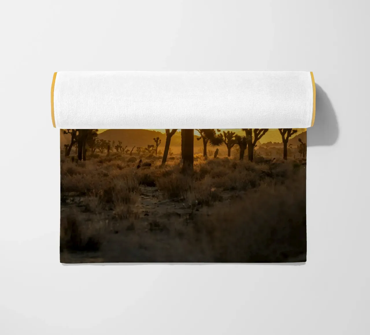 joshua tree desert beach towel by Earthly Visions