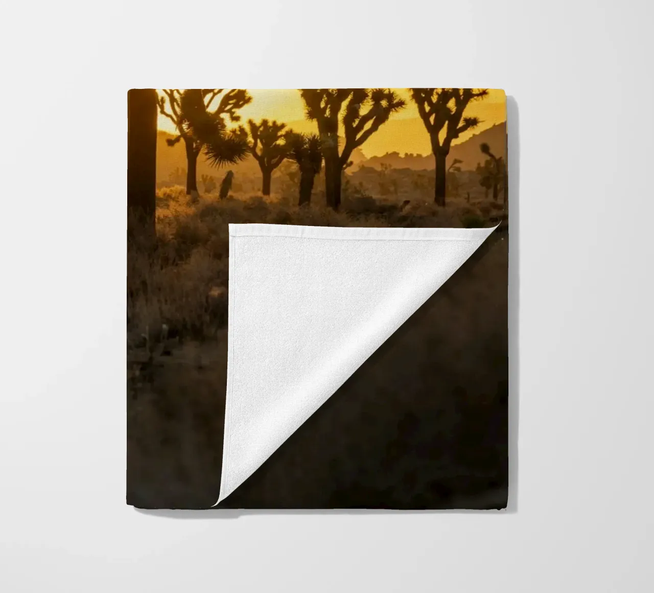 joshua tree desert beach towel by Earthly Visions