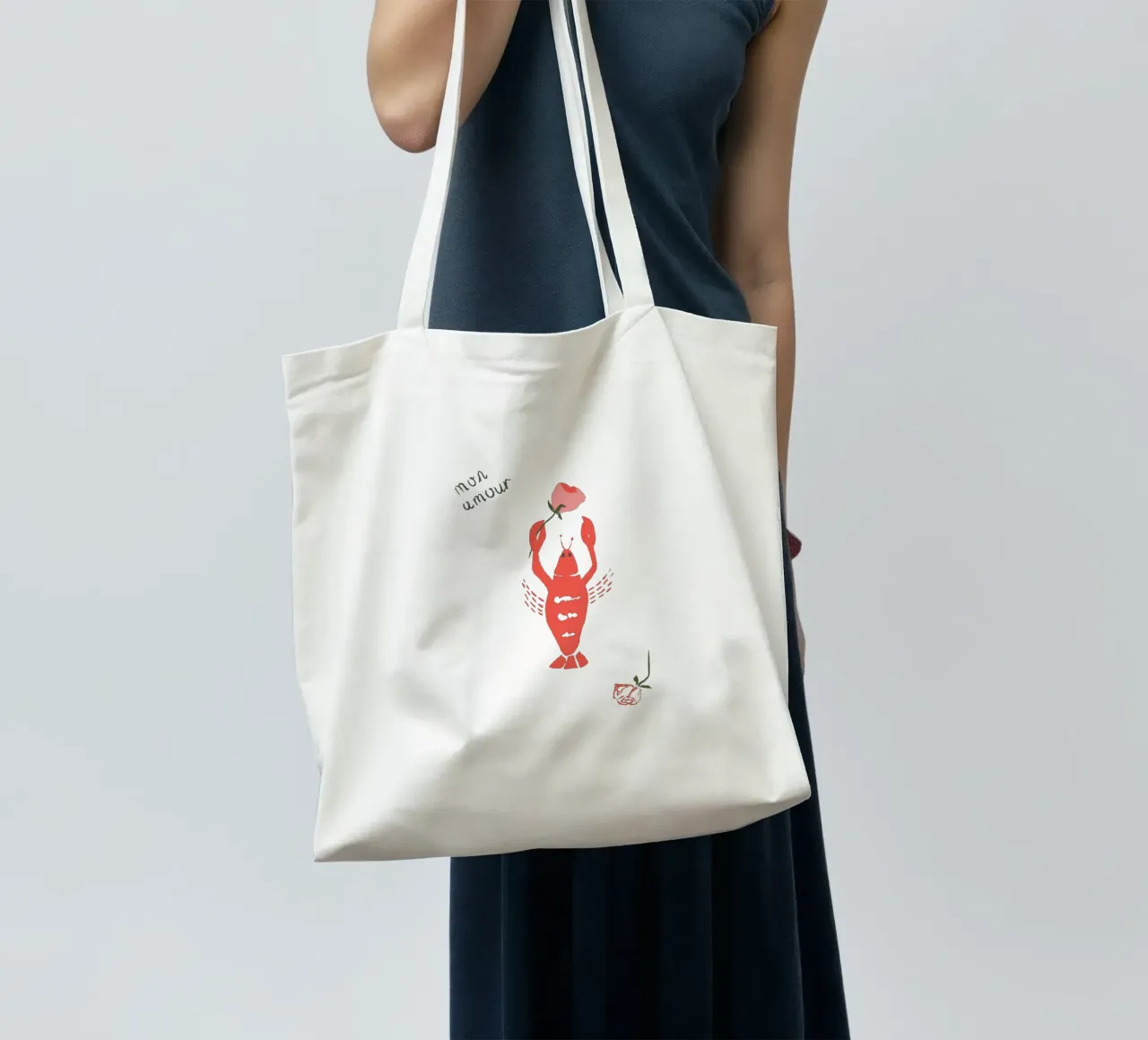 Monamour jute draagtas van Atelier Mave