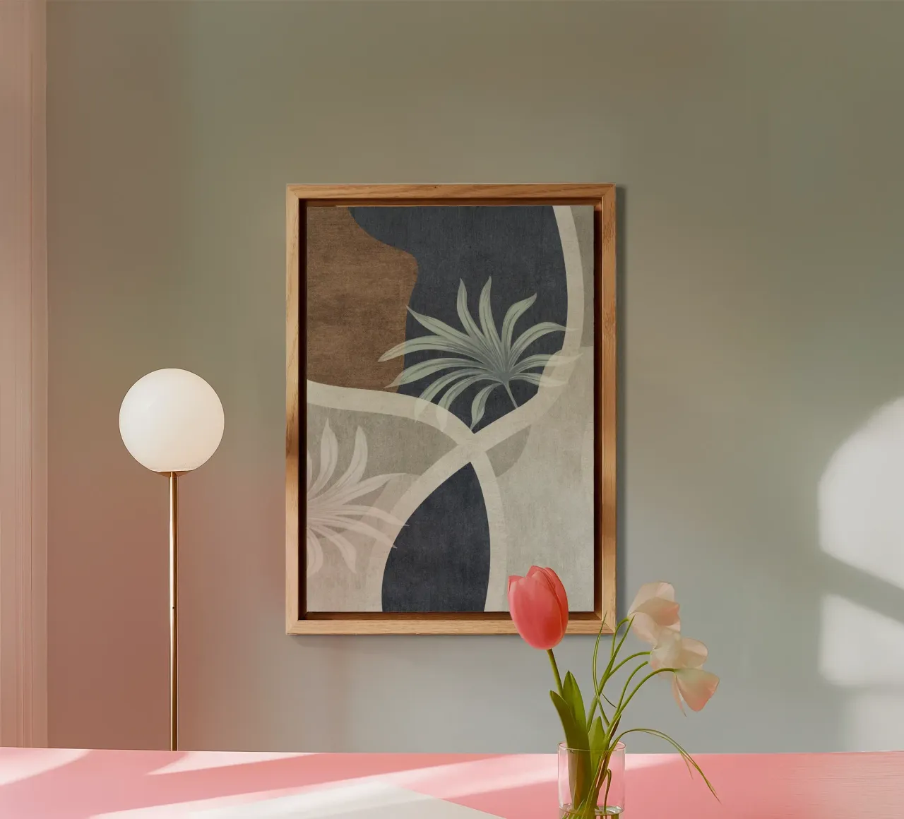 abstract organic shapes and white sheet alluminio dibond da vintageshop
