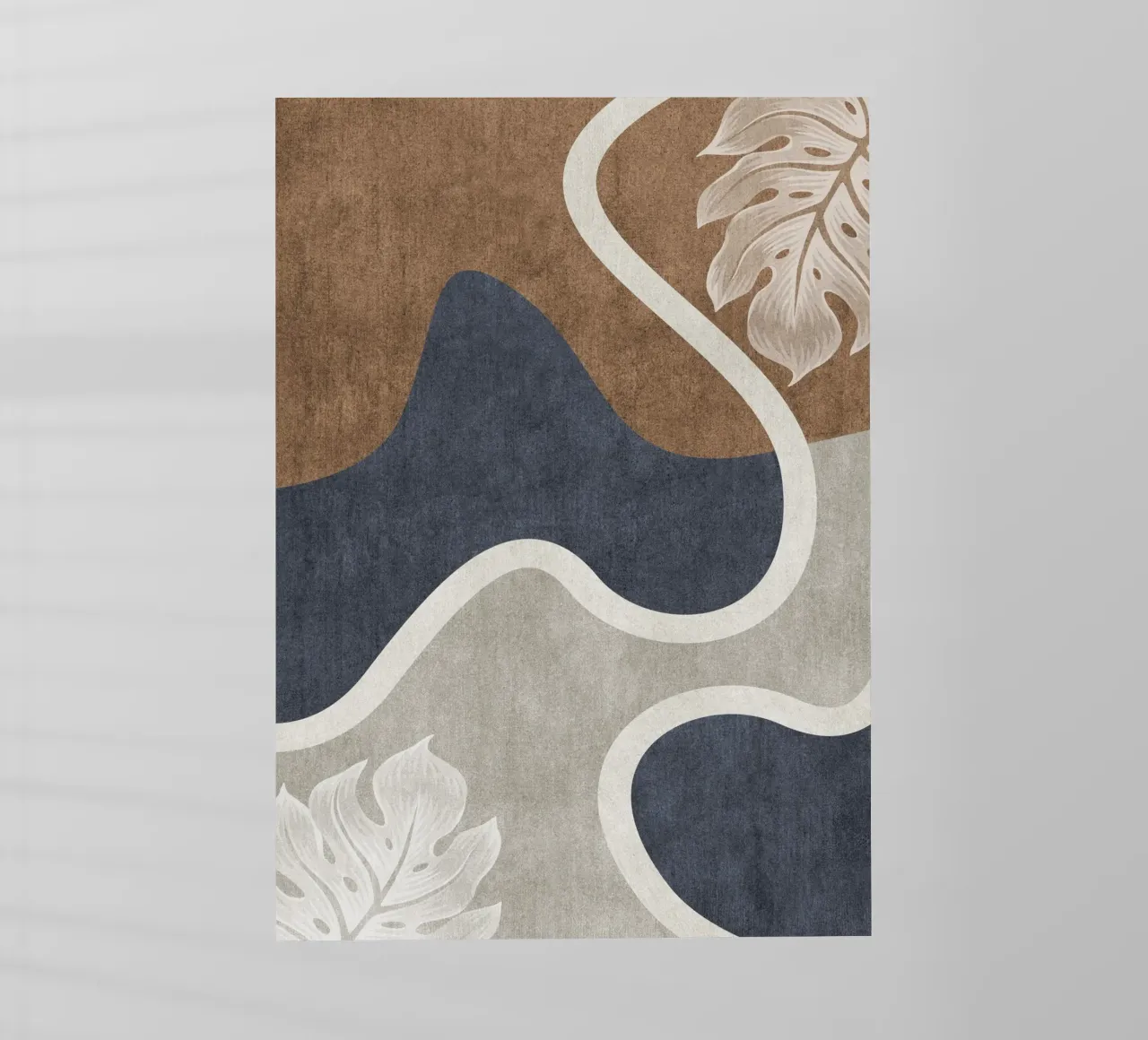 abstract shapes waves and white sheet pellicola backlit da vintageshop